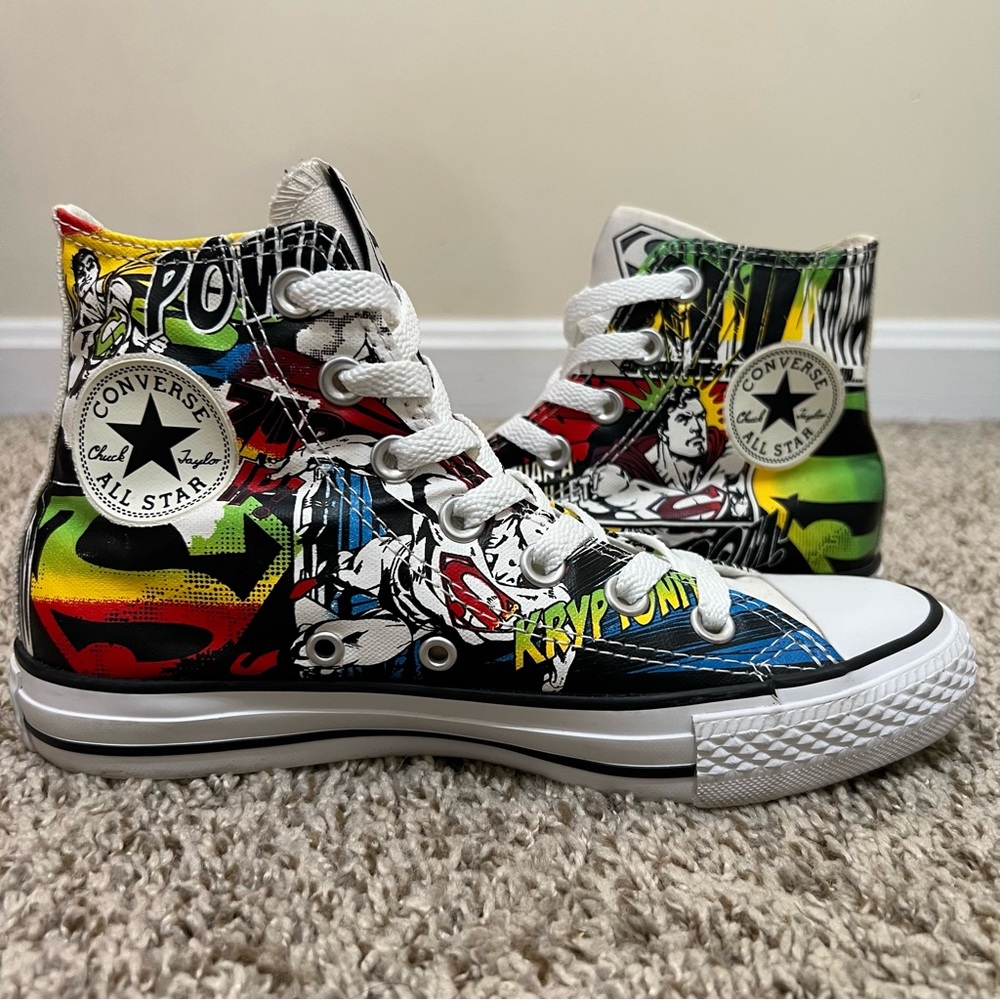Converse All Star DC Comics Superman Sneaker Unisex Men’s 4/Women’s 6